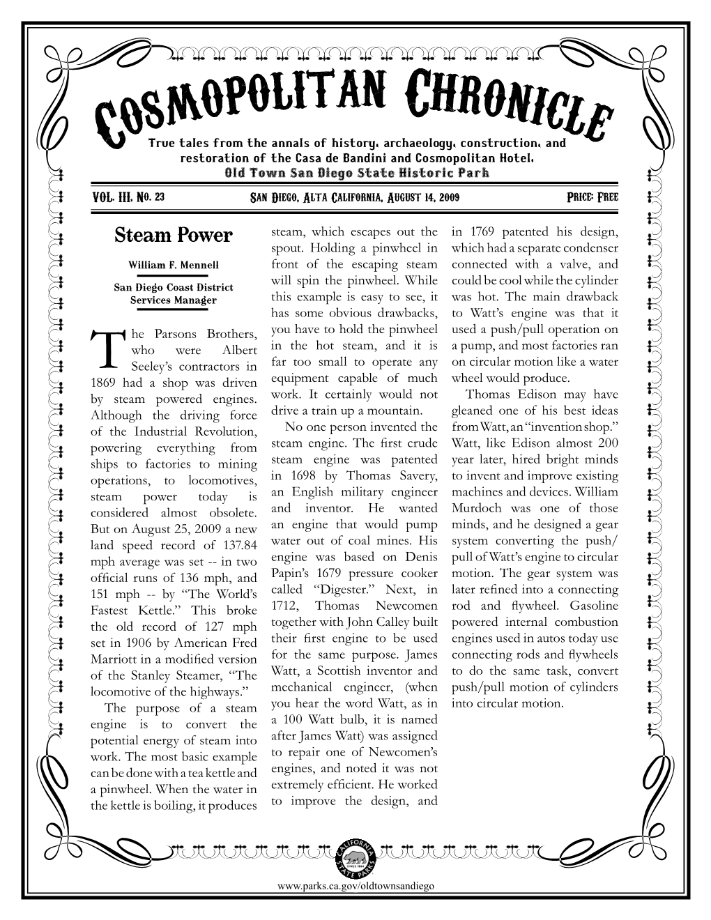 Cosmopolitan Chronicle