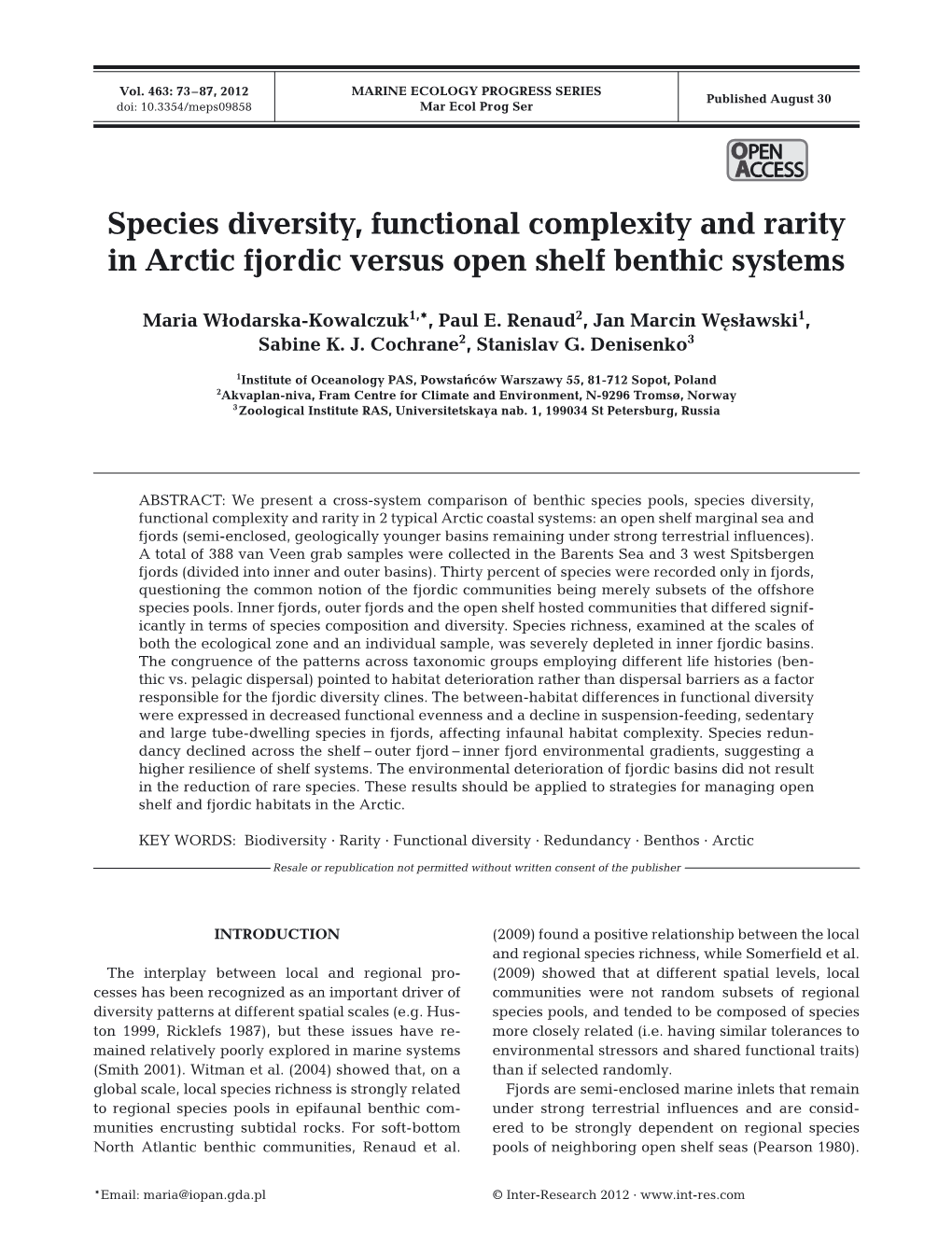 Marine Ecology Progress Series 463:73