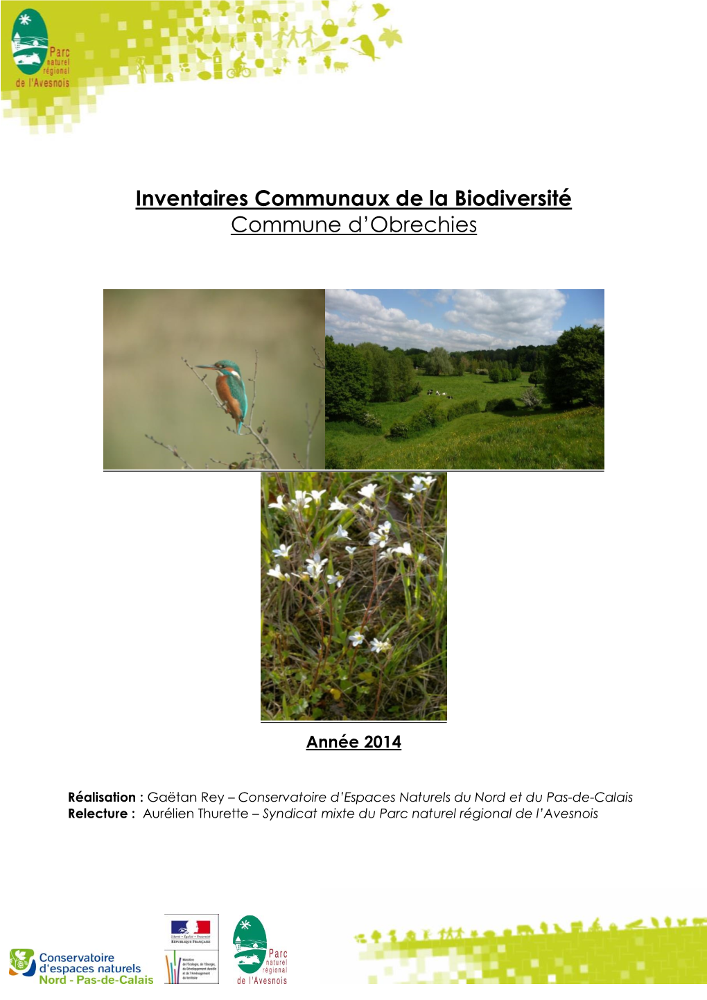 Inventaires Communaux De La Biodiversité Commune D'obrechies