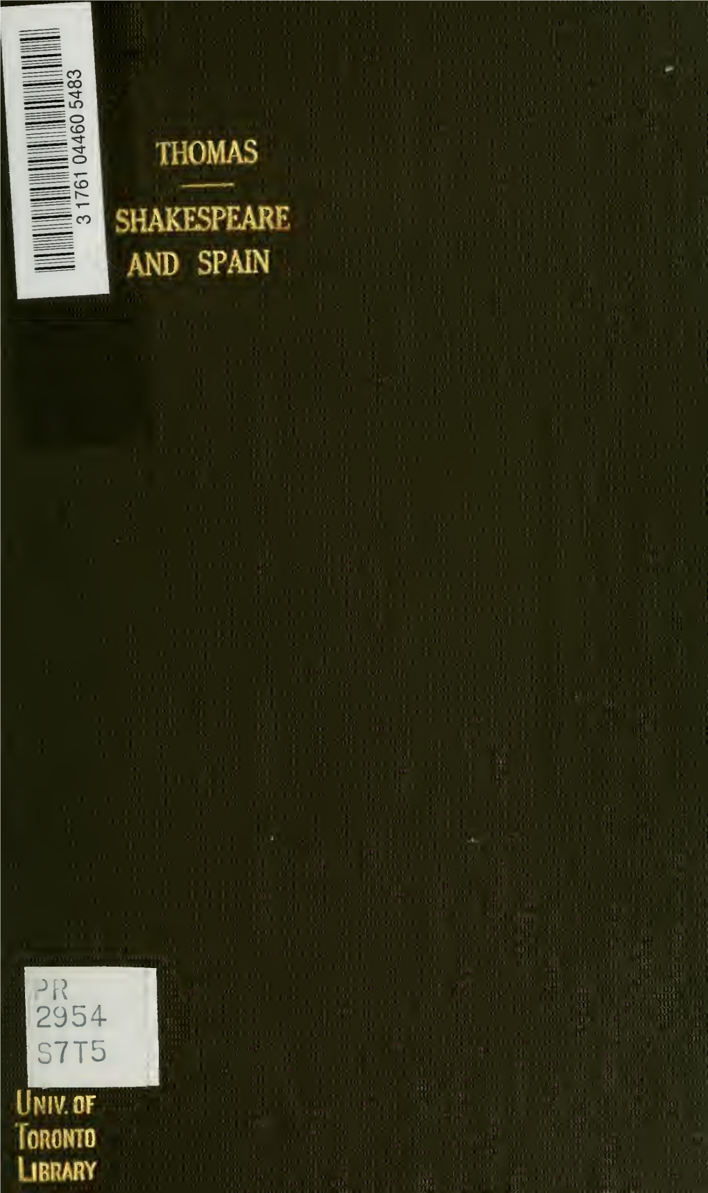 Shakespeare and Spain