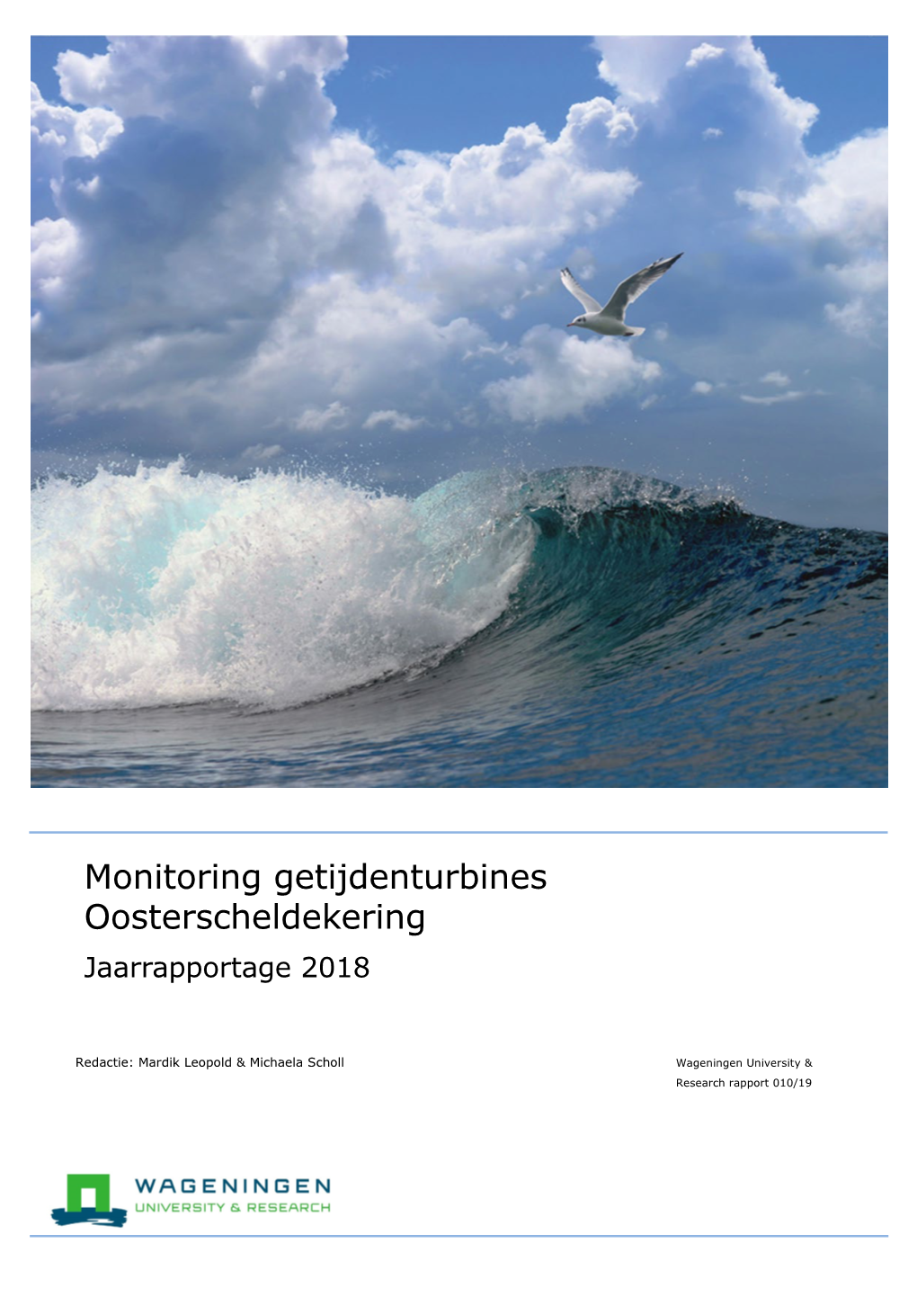 Oosterscheldekering Tidal Turbines Monitoring Annual Report