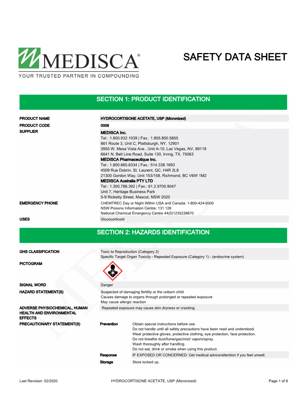 Safety Data Sheet