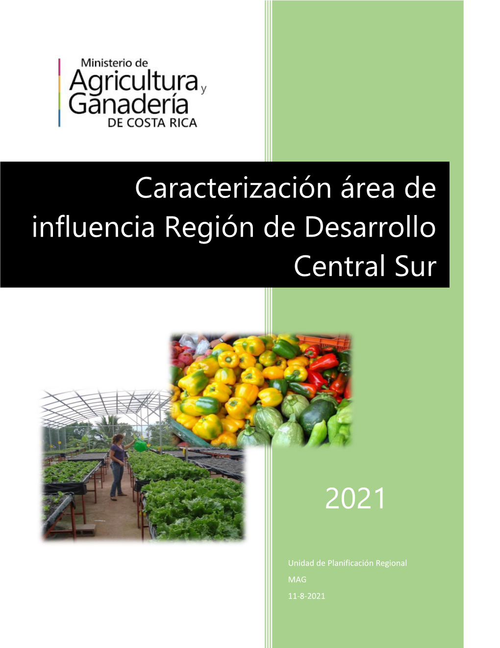 Caracterización Área De Influencia Región De Desarrollo Central Sur