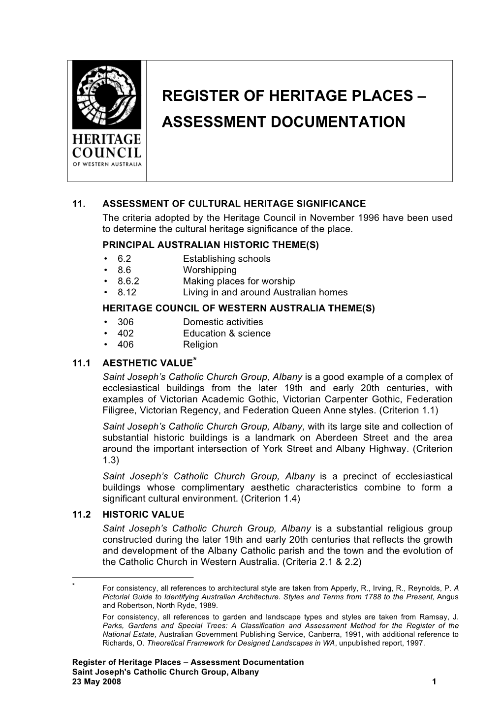 Assessment Documentation