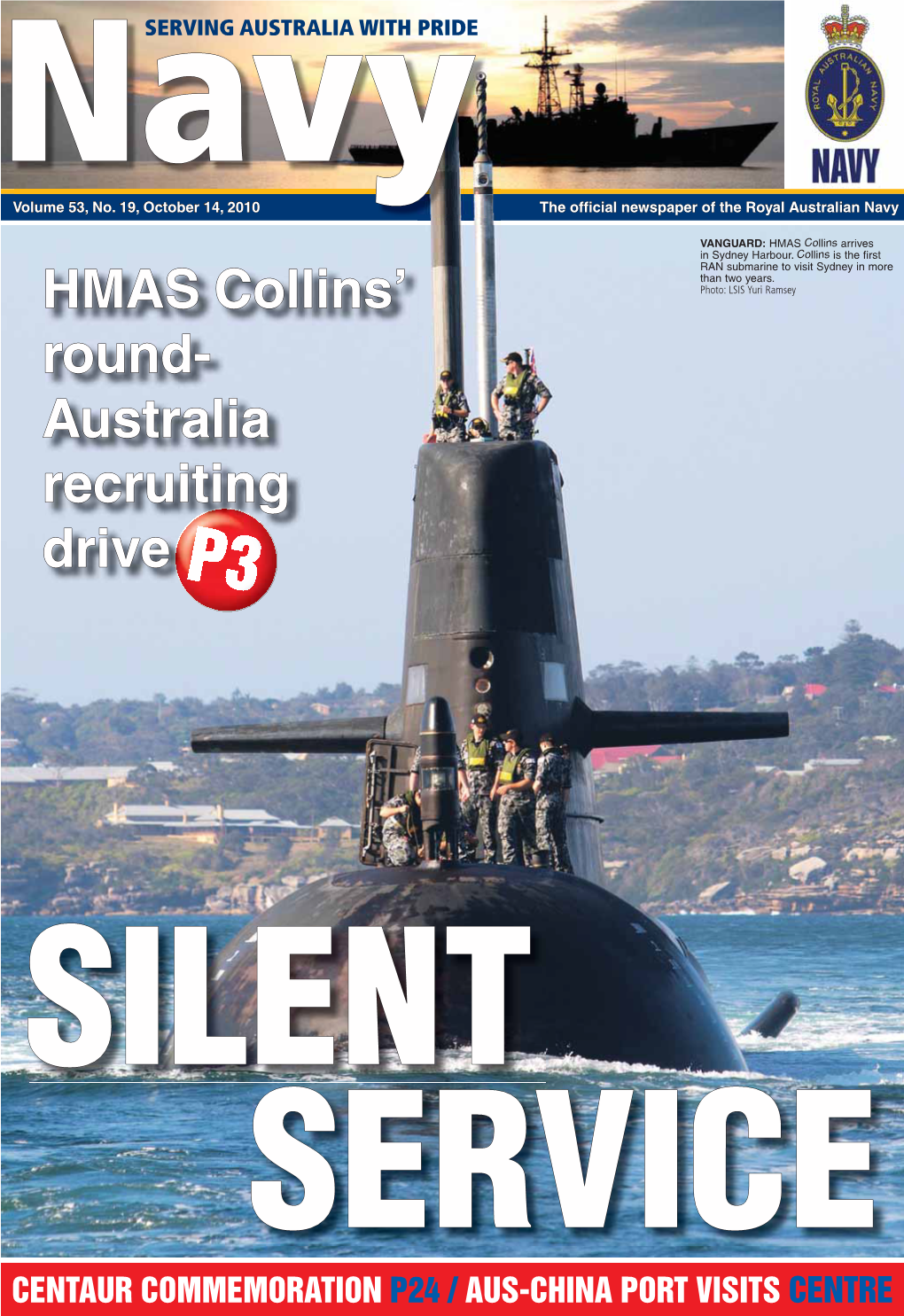 HMAS Collins' Round- Australia Recruiting Drive