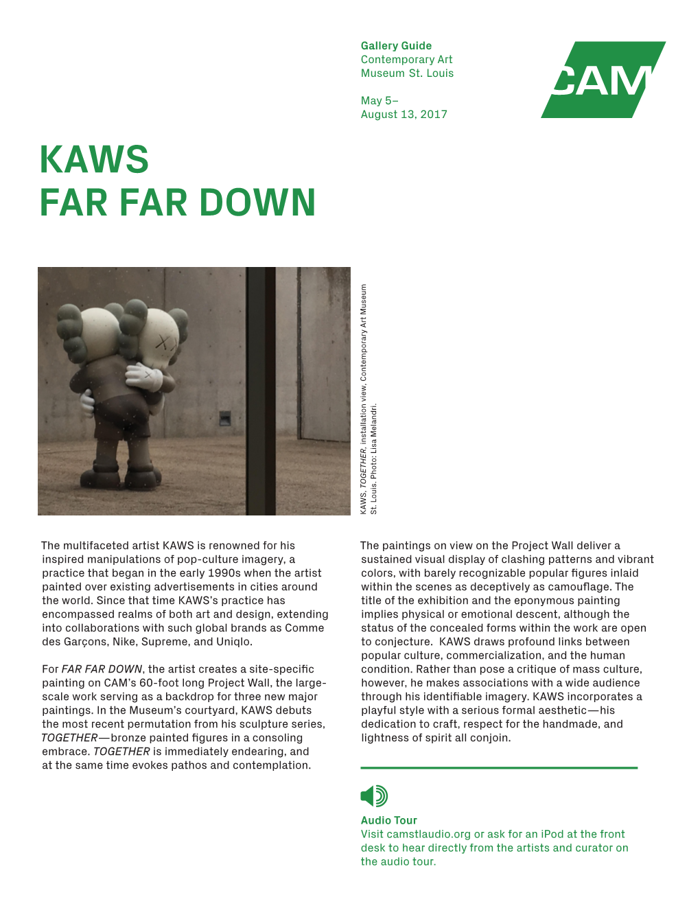 KAWS FAR FAR DOWN Installation View, Contemporary Art Museum Contemporary View, Installation , TOGETHER KAWS, KAWS, Melandri