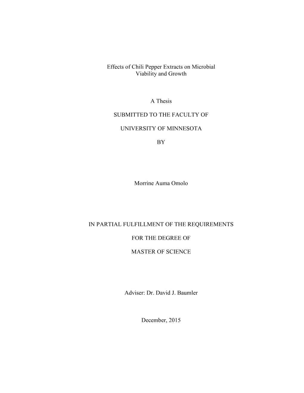 Effects of Chili Pepper Extracts on Microbial Viability and Growth