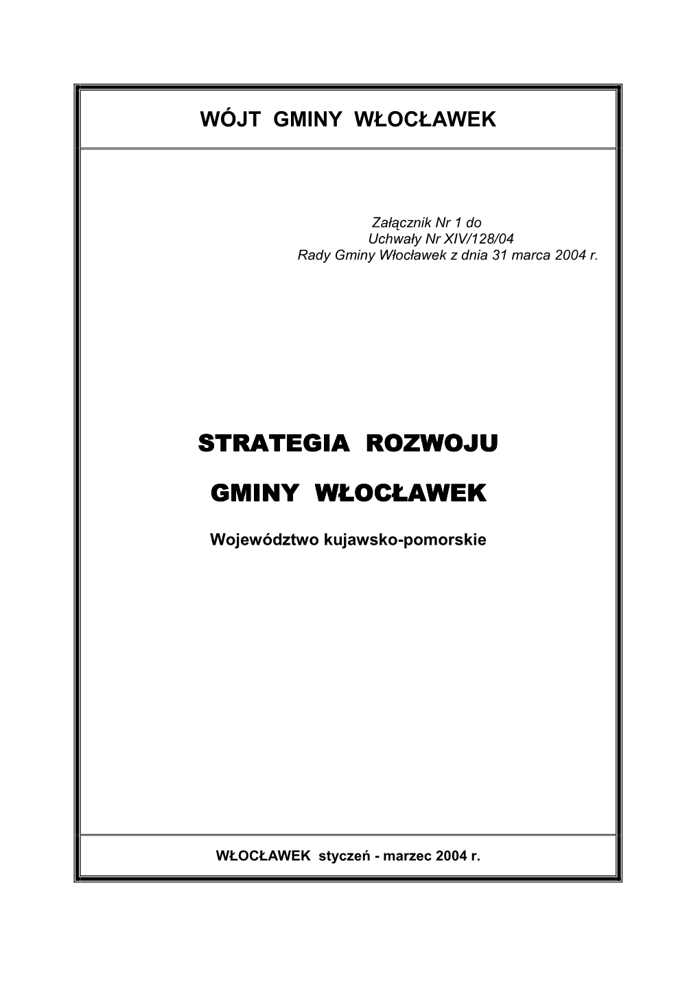 Strategia Gmina Wloclawek