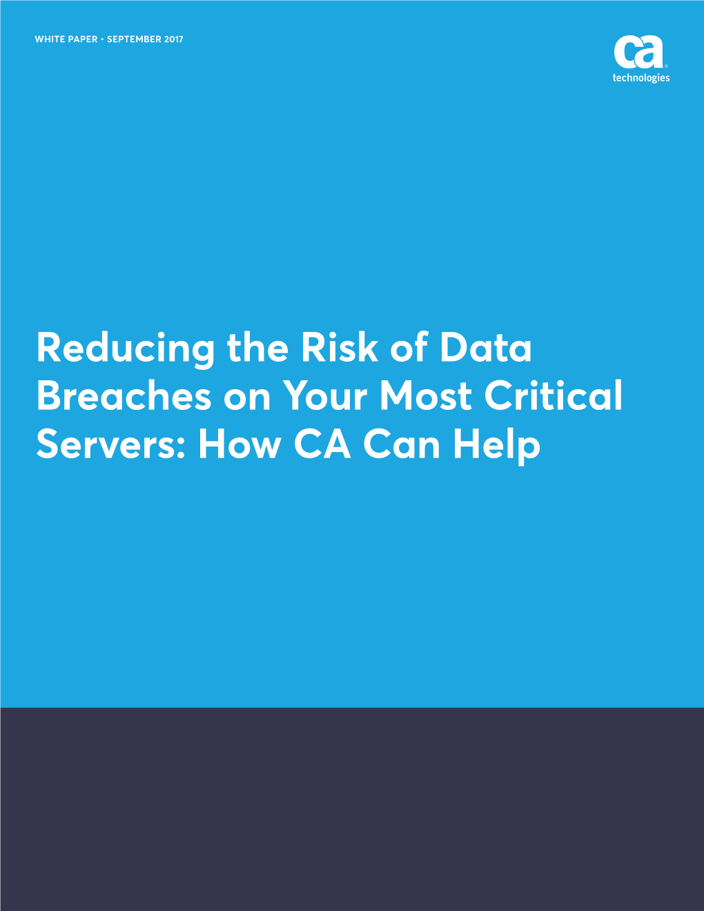 Reducing the Risk of Data Breaches on Your Most Critical Servers