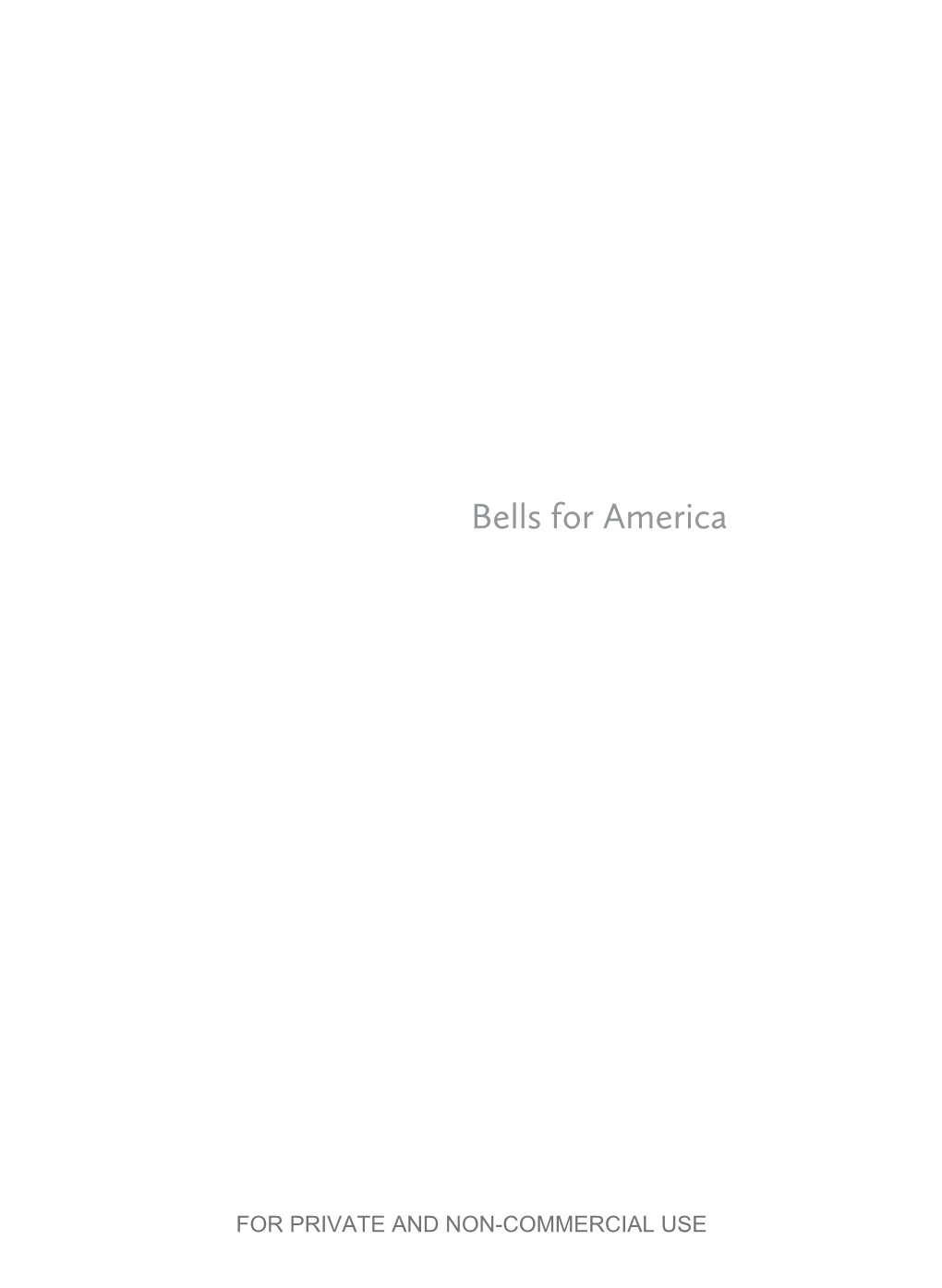 Bells for America