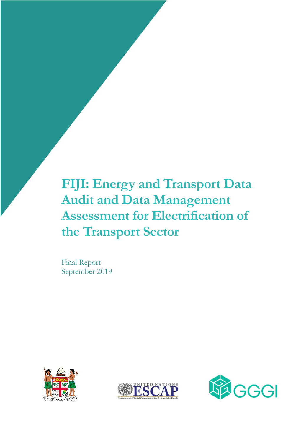 FIJI: Energy and Transport Data Audit and Data Management Assessment for Electrification of the Transport Sector