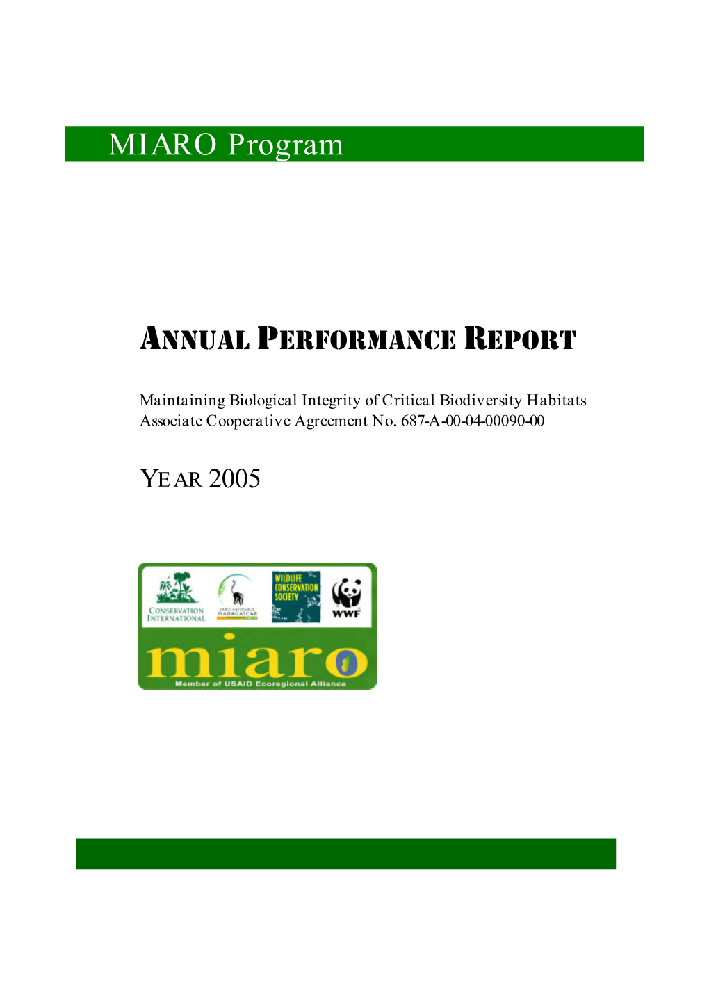 MIARO Program