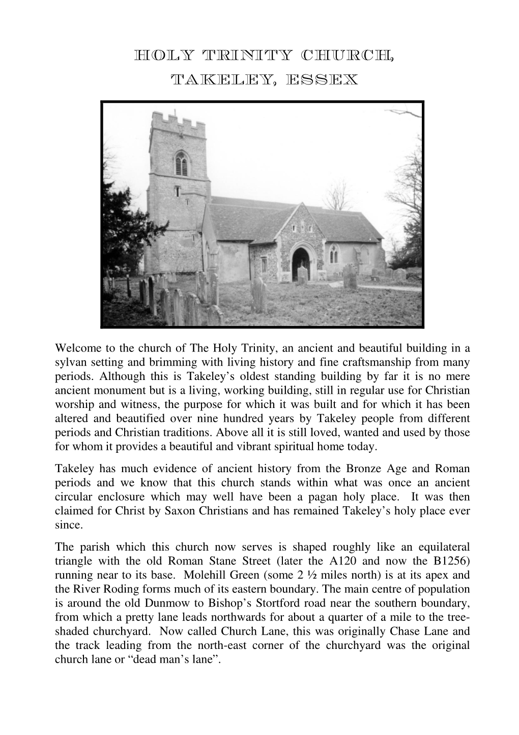 Holy Trinity Church, Takeley, Essex