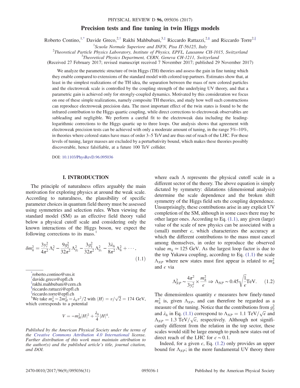 Precision Tests and Fine Tuning in Twin Higgs Models