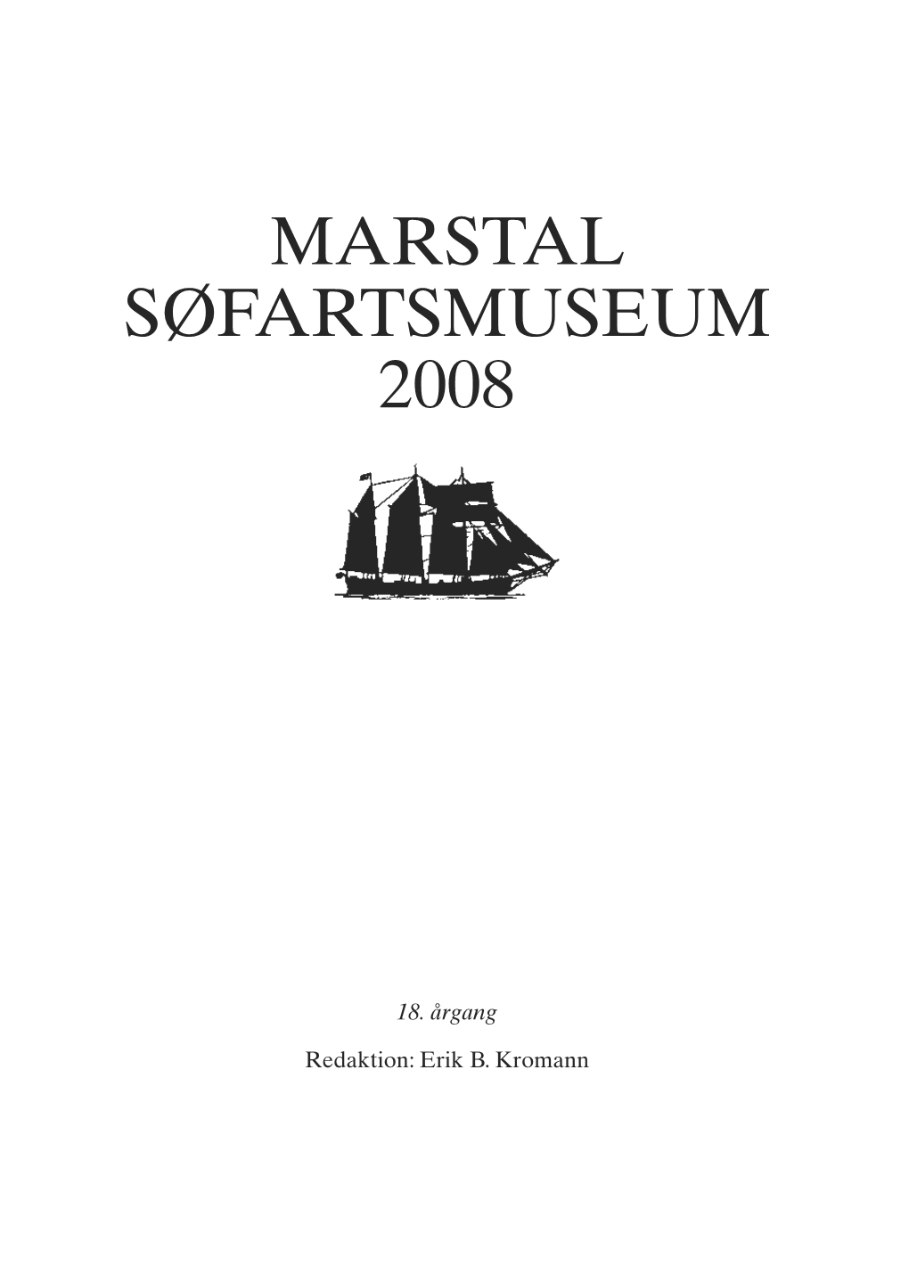 Marstal Søfartsmuseum Årbog 2008