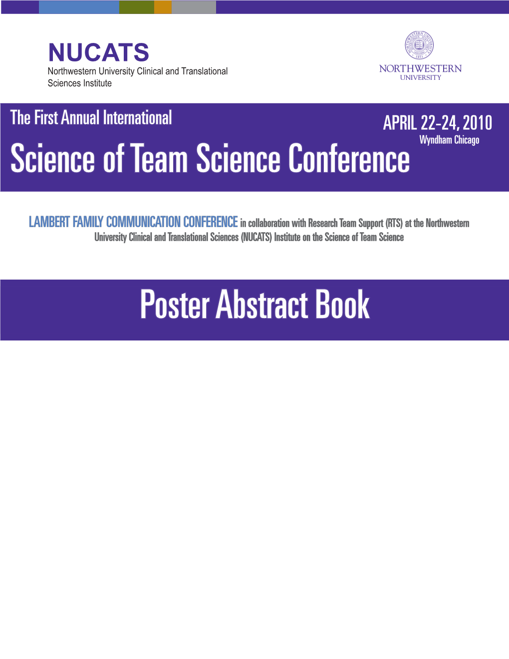 2010 Poster Abstract Book