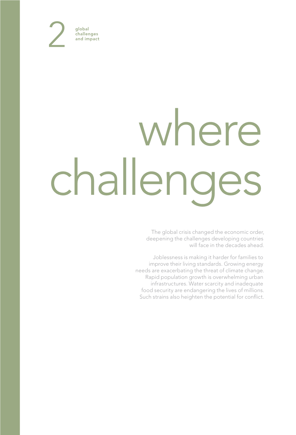 CHAPTER 2: Global Challenges and Impact