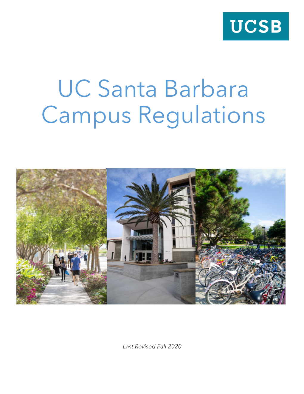 UC Santa Barbara Campus Regulations