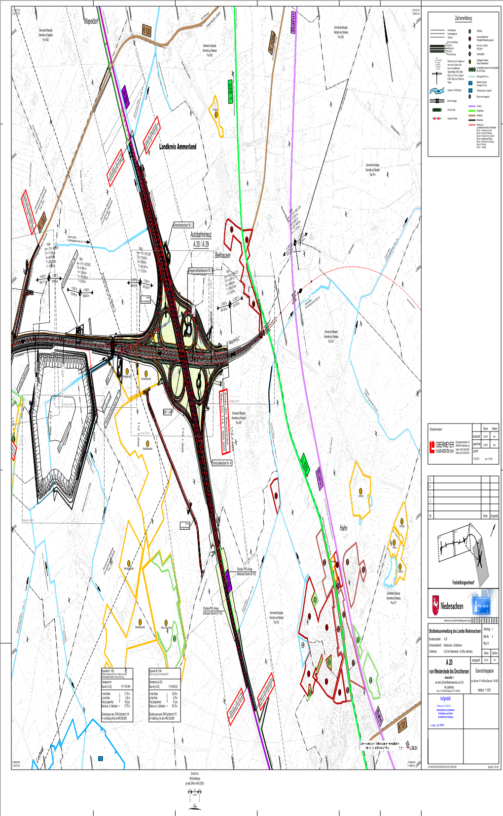 Lehe Wapeldorf Bekhausen Hahn Landkreis Ammerland Bahn Bahn Autobahnkreuz a 20 / a 29 a 20