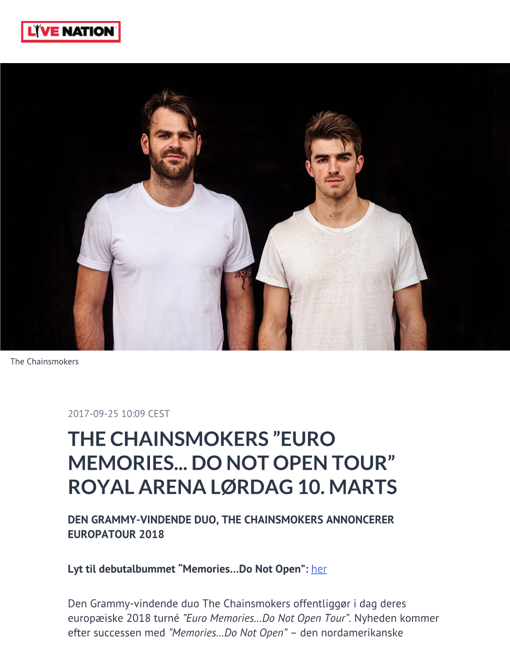 The Chainsmokers