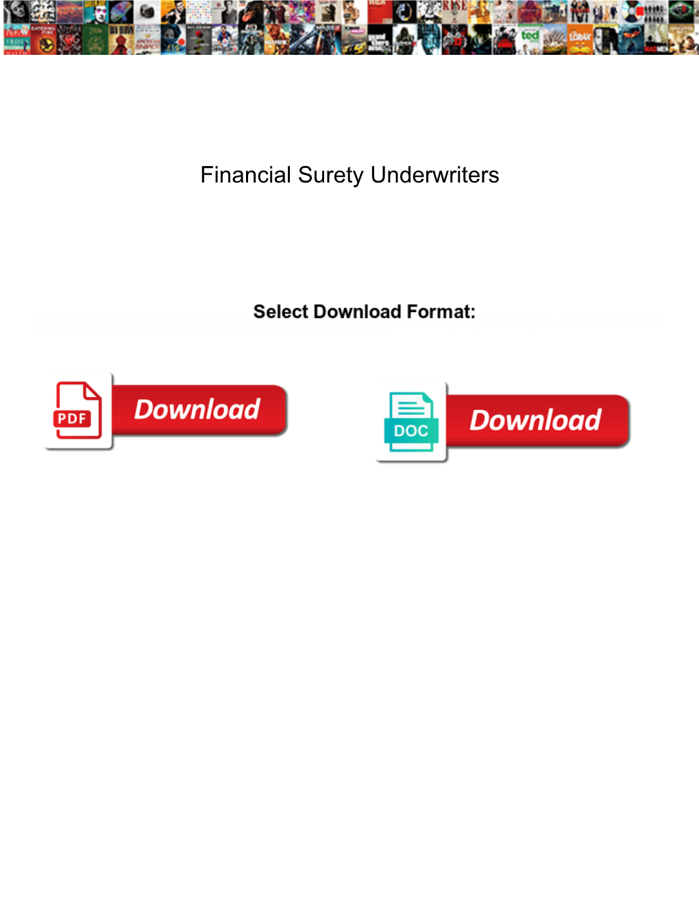 Financial Surety Underwriters