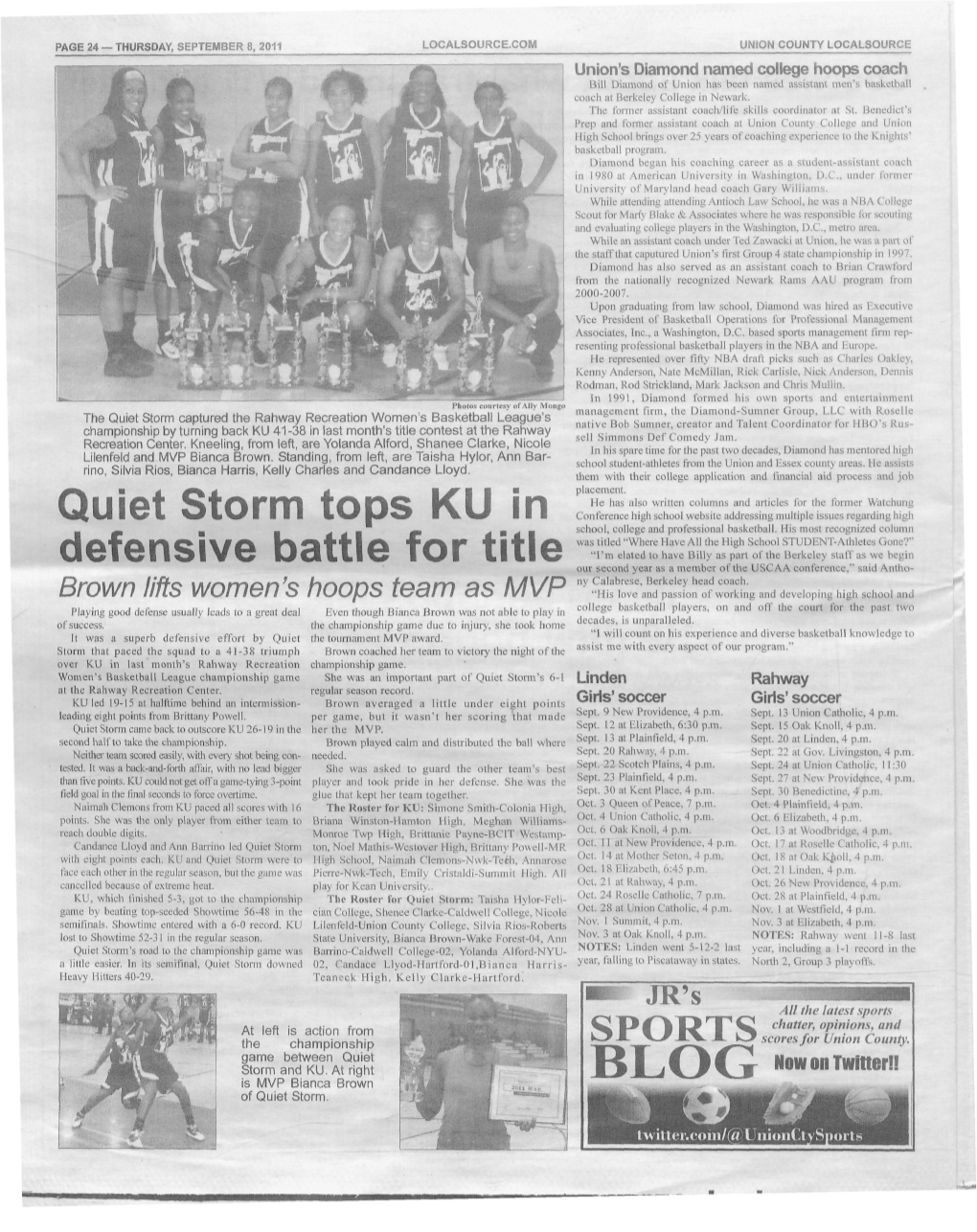 Quiet Storm Tops KU in Defensive Battle for Title