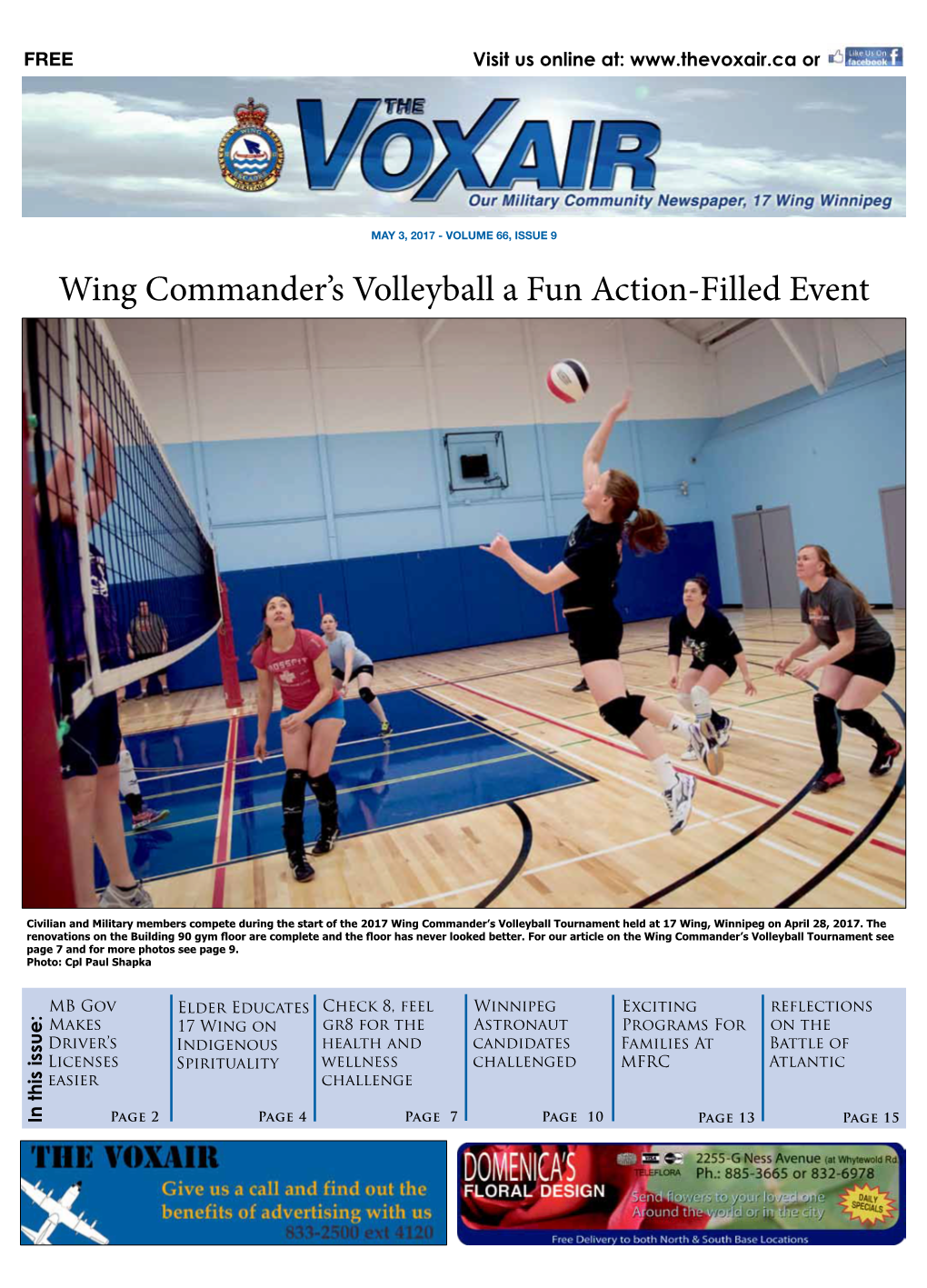 Wing Commander's Volleyball a Fun Action-Filled Event