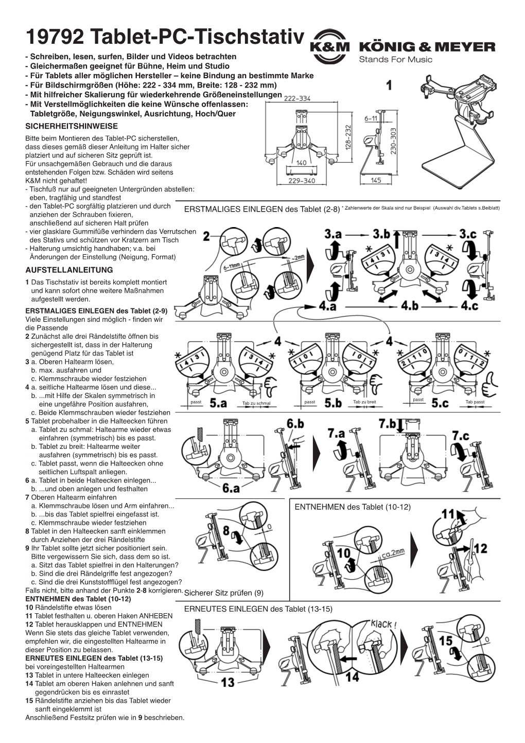 19792 Tablet-PC-Tischstativ