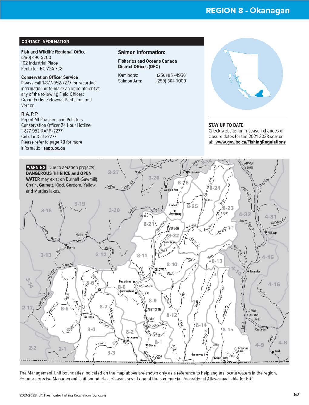 REGION 8 - Okanagan