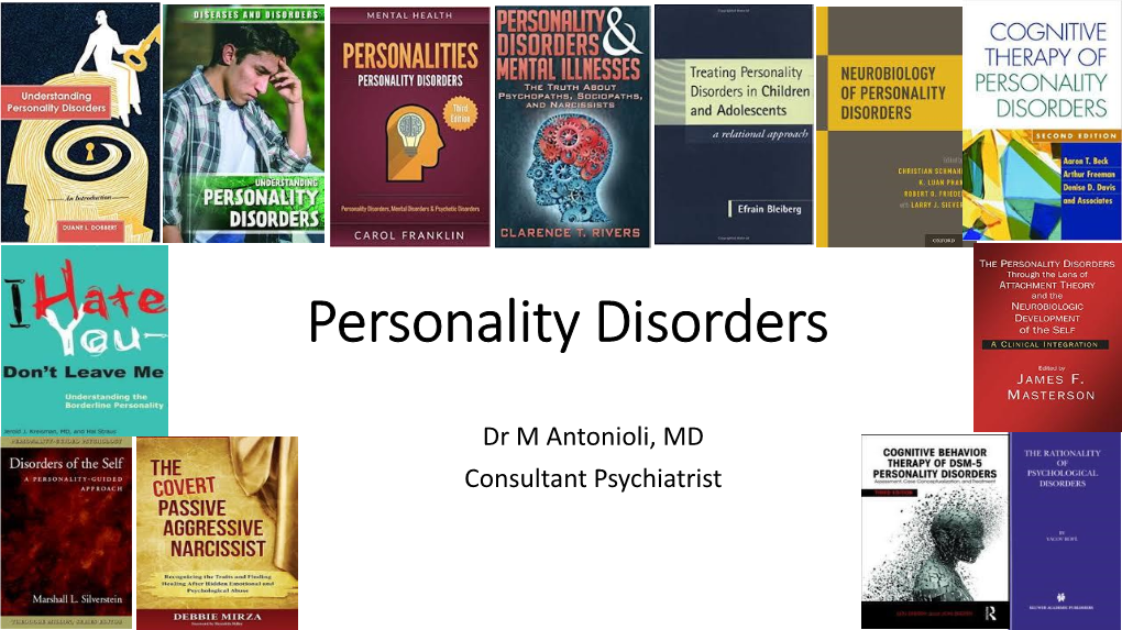 Personality Disorders