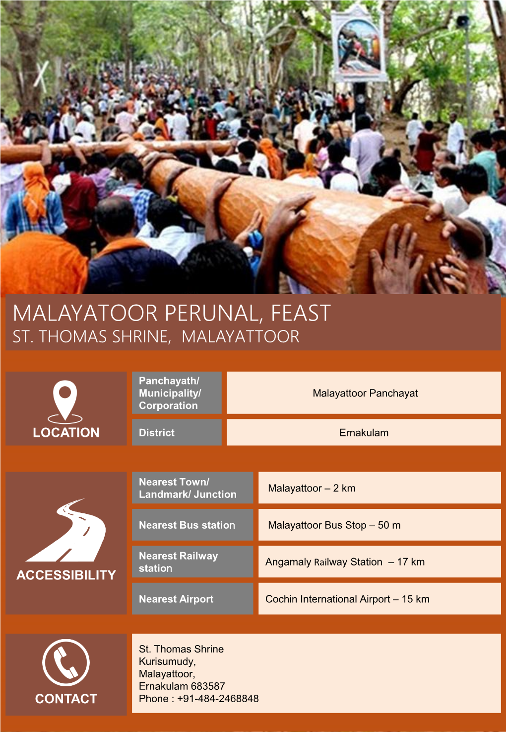 Malayatoor Perunal, Feast St
