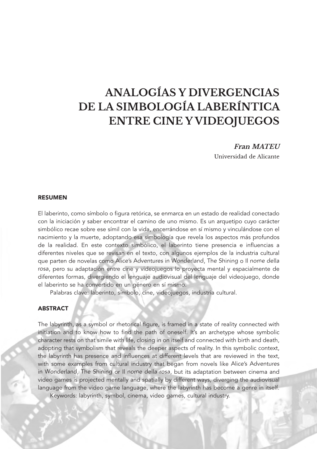 Analogías Y Divergencias De La Simbología Laberíntica Entre Cine Y Videojuegos 69