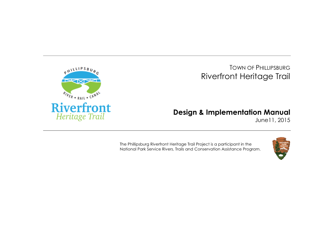 Riverfront Heritage Trail Design & Implementation Manual