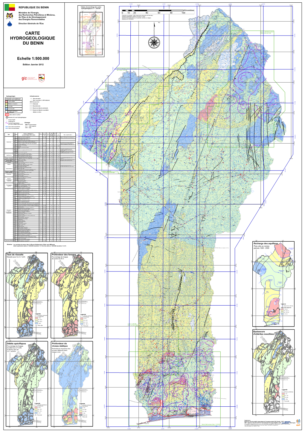 Carte Hydrogeologique Du Benin