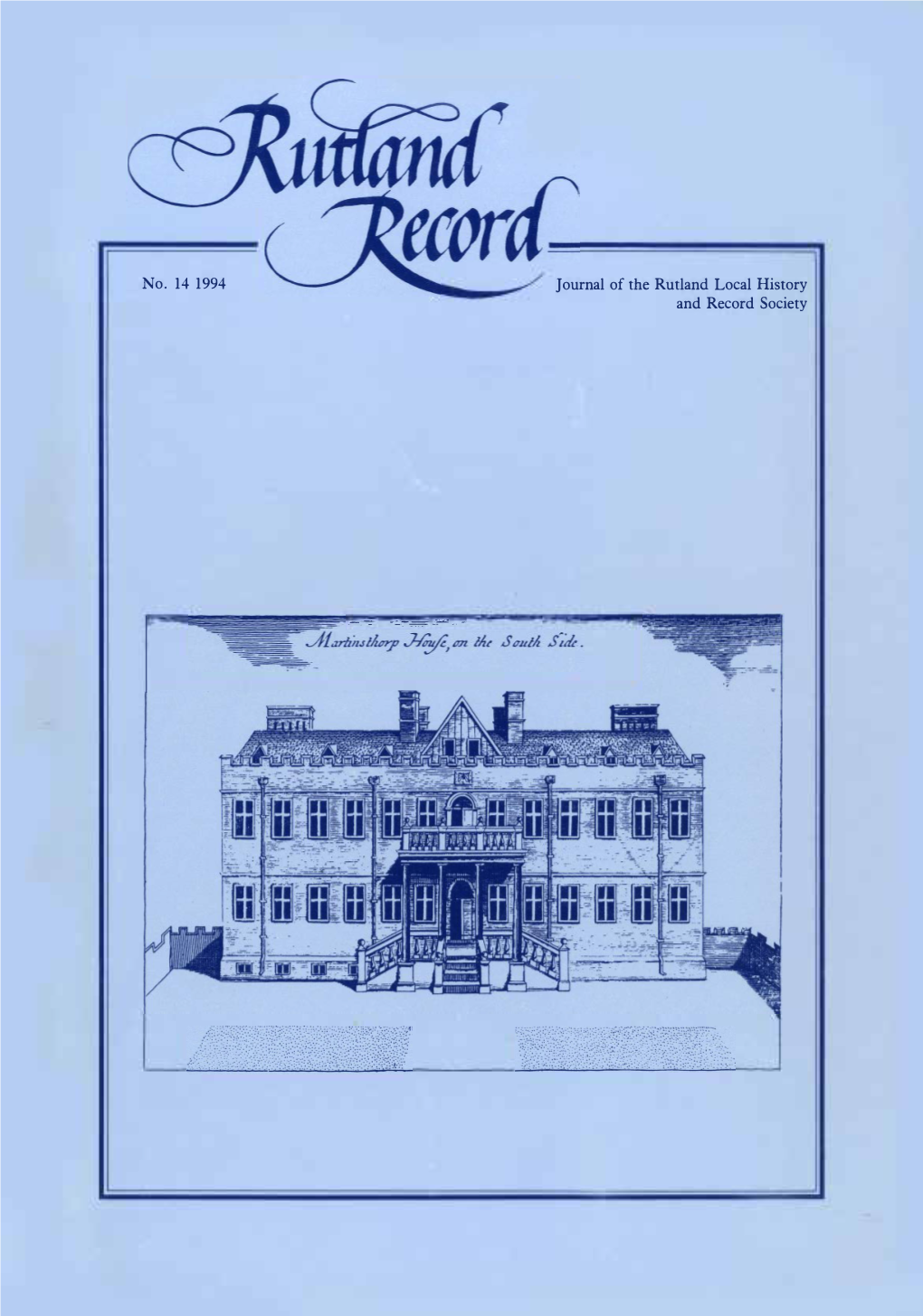 Rutland Record No. 14 1994