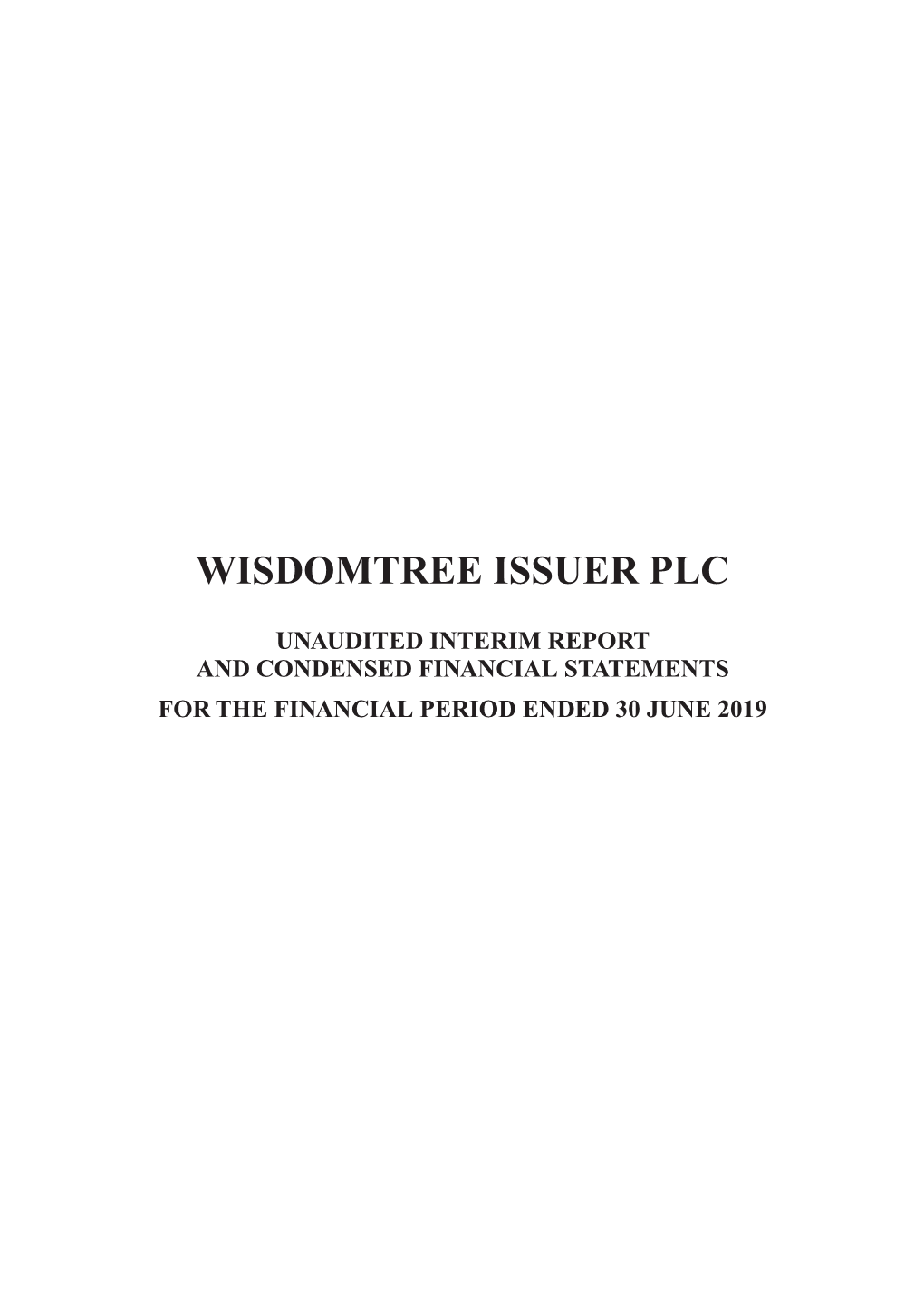 Wisdomtree Issuer Plc