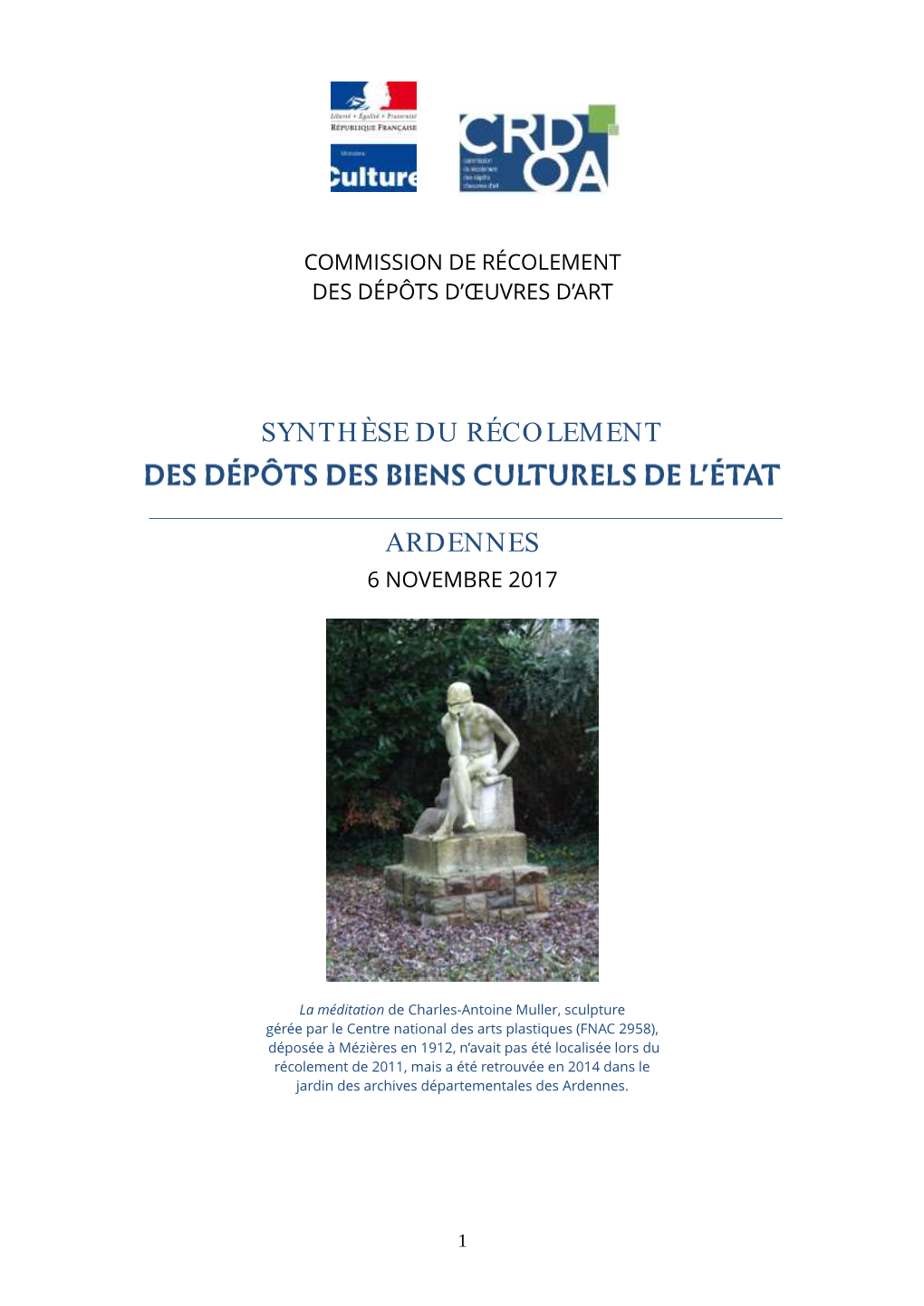 Synthèse Du Récolement Ardennes