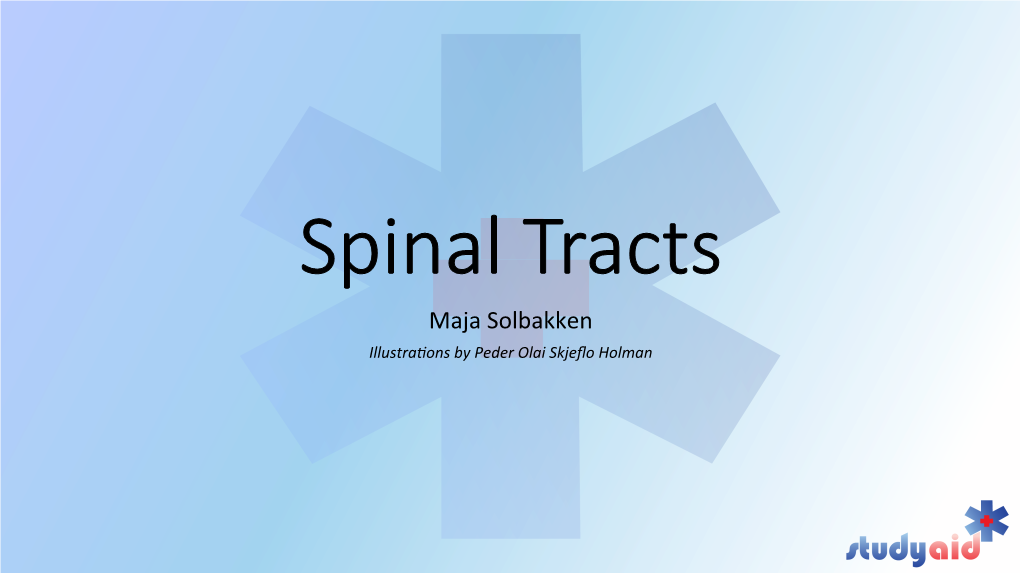 Spinothalamic Tract Dorsal Column-Medial Lemniscus Pathway (Spinobulbothalamocor�Cal Tract)