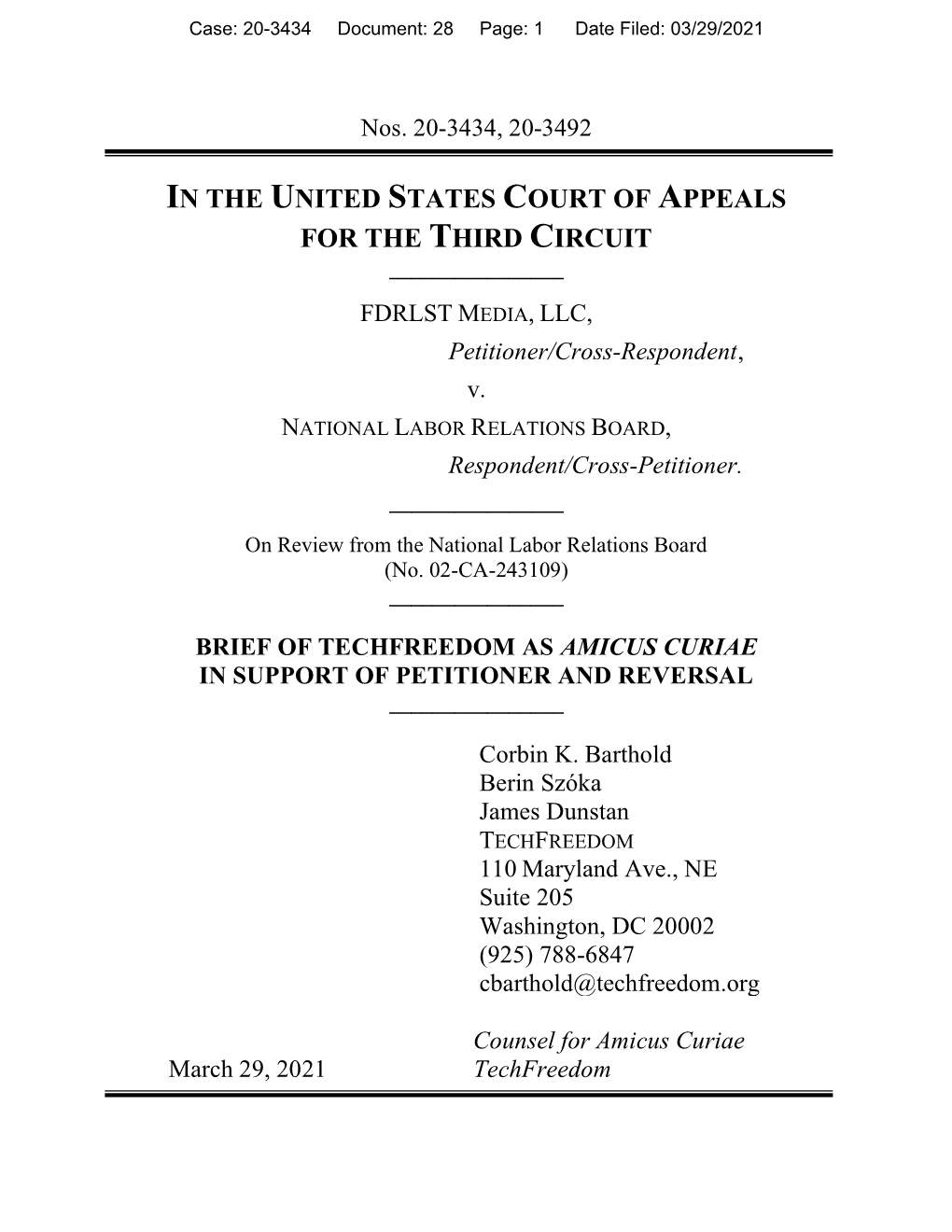 Amicus Brief