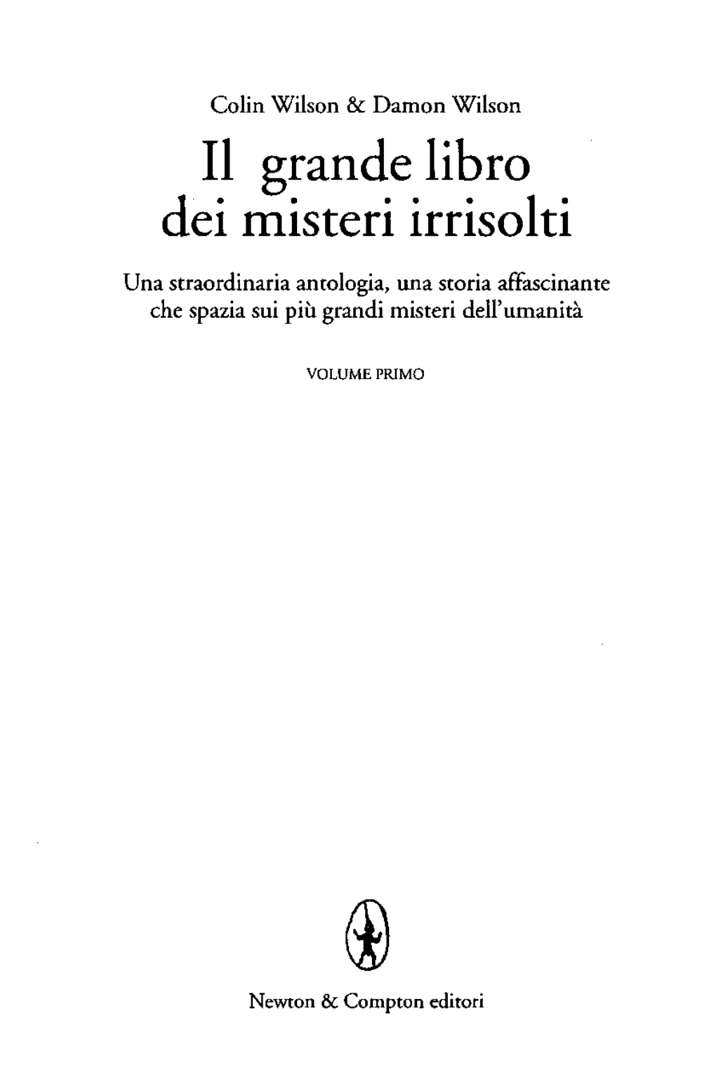 Il Grande Libro Dei Misteri Irrisolti