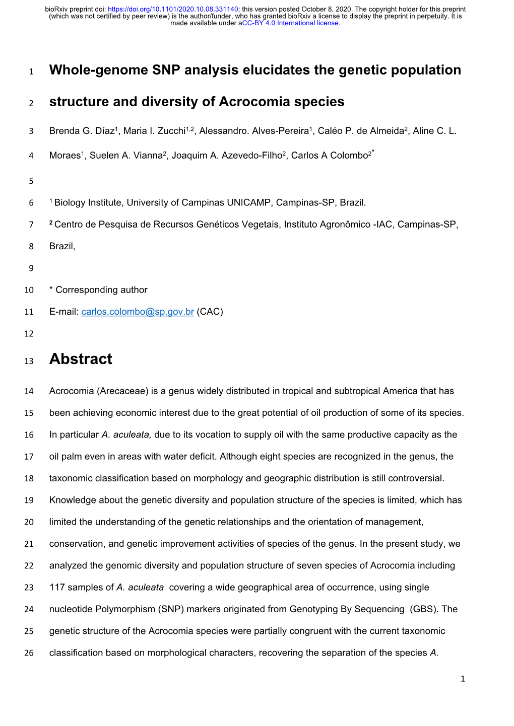 Whole-Genome SNP Analysis Elucidates the Genetic Population