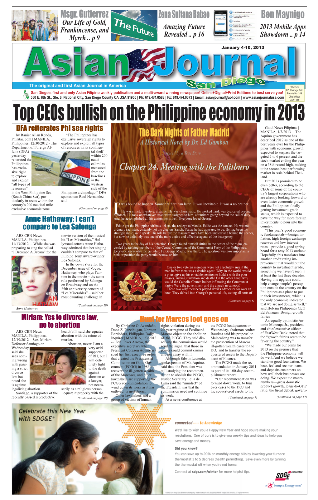 Top Ceos Bullish on the Philippine Economy in 2013