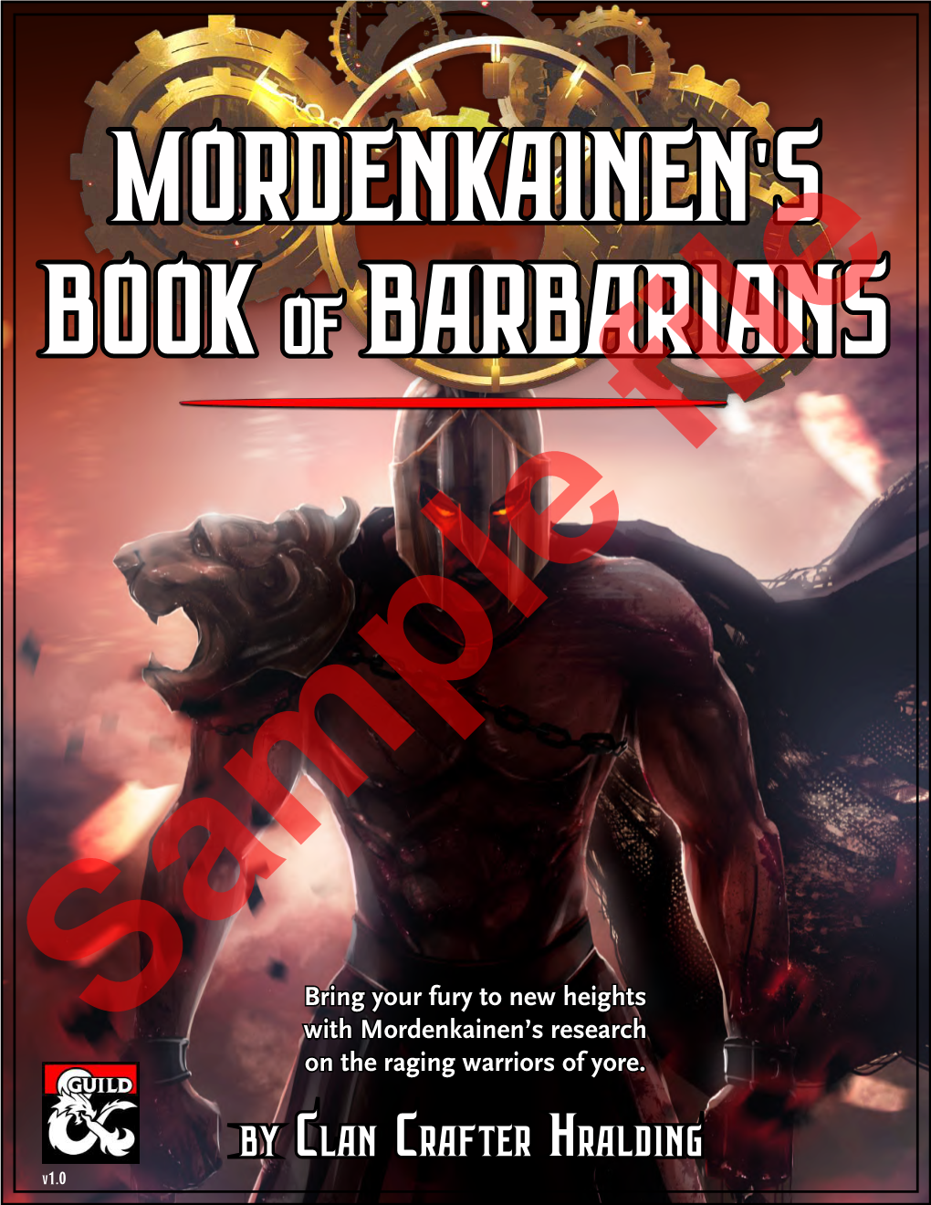 By Clan Crafter Hralding V1.0 MORDENKAINEN’S BOOK of BARBARIANS
