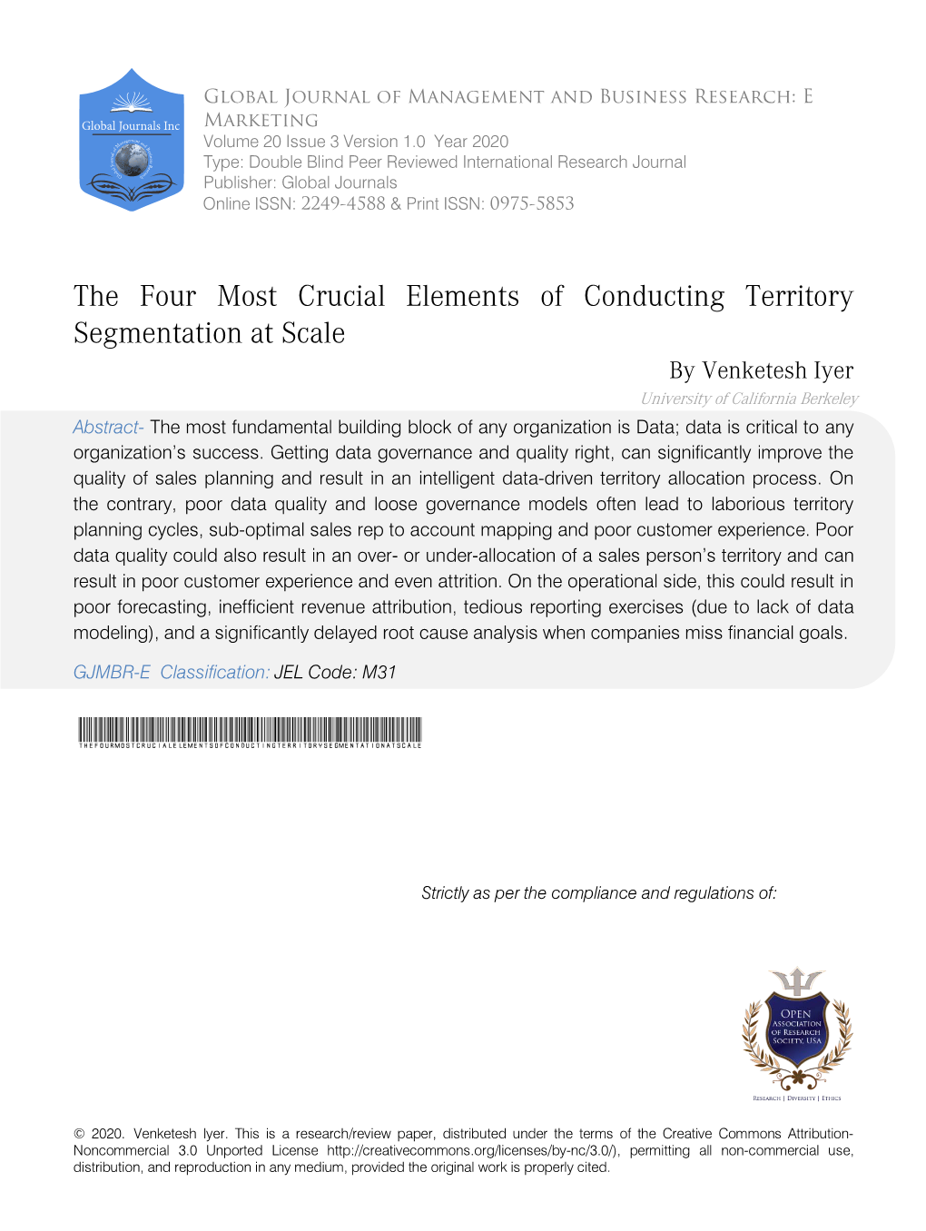 The Four Most Crucial Elements of Conducting Territory Segmentation