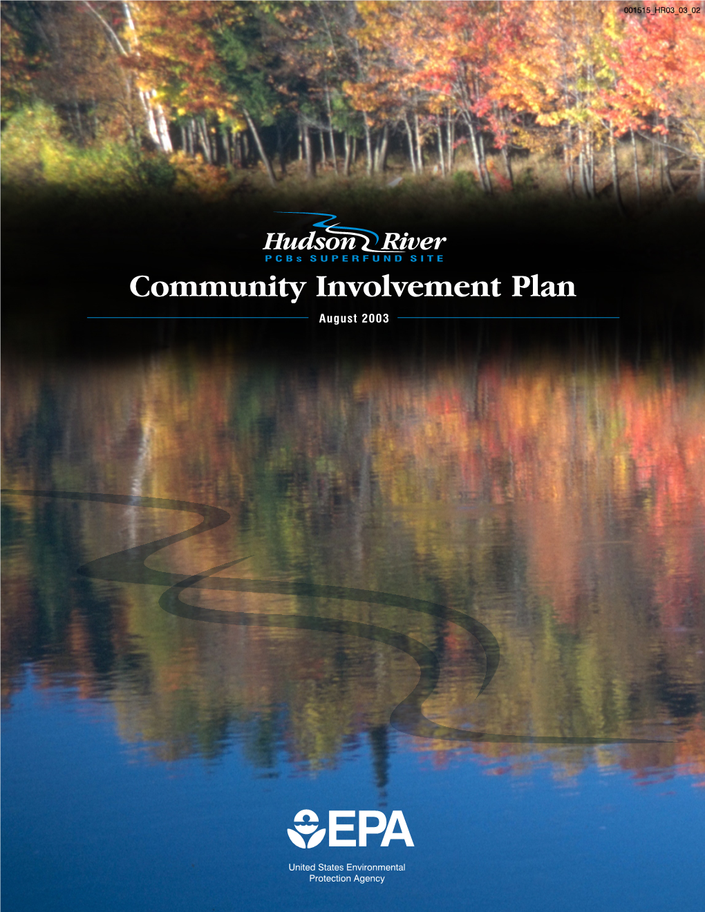 Community Involvement Plan August 2003 Ecology and & Environment, Inc