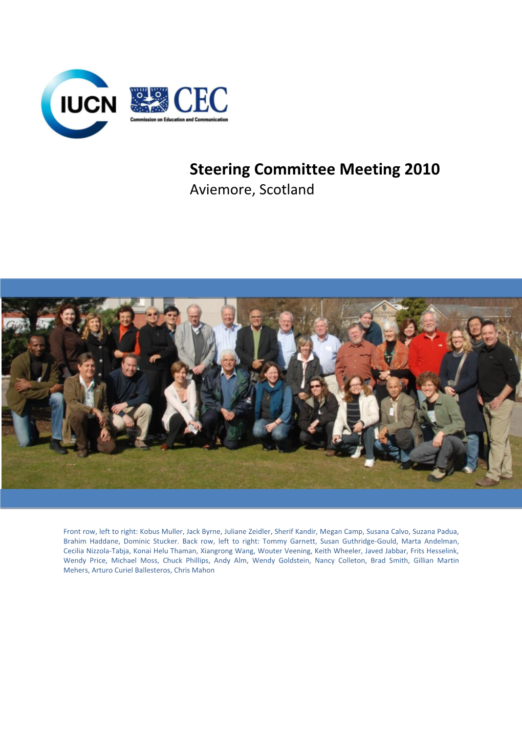 CEC Steering Committee 2010