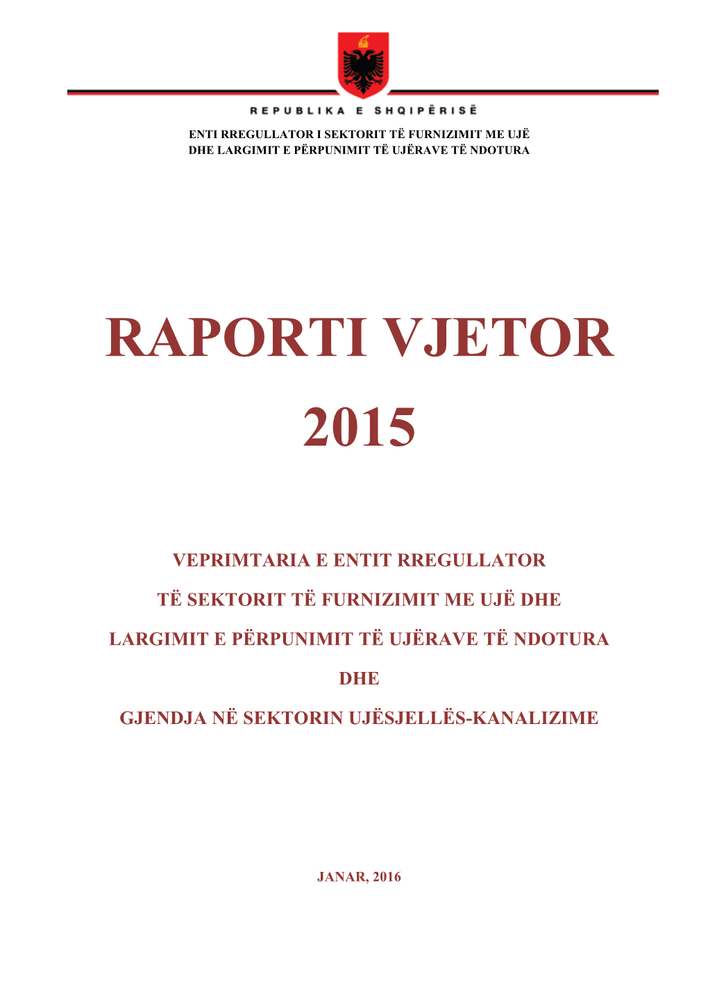 Raporti Vjetor 2015