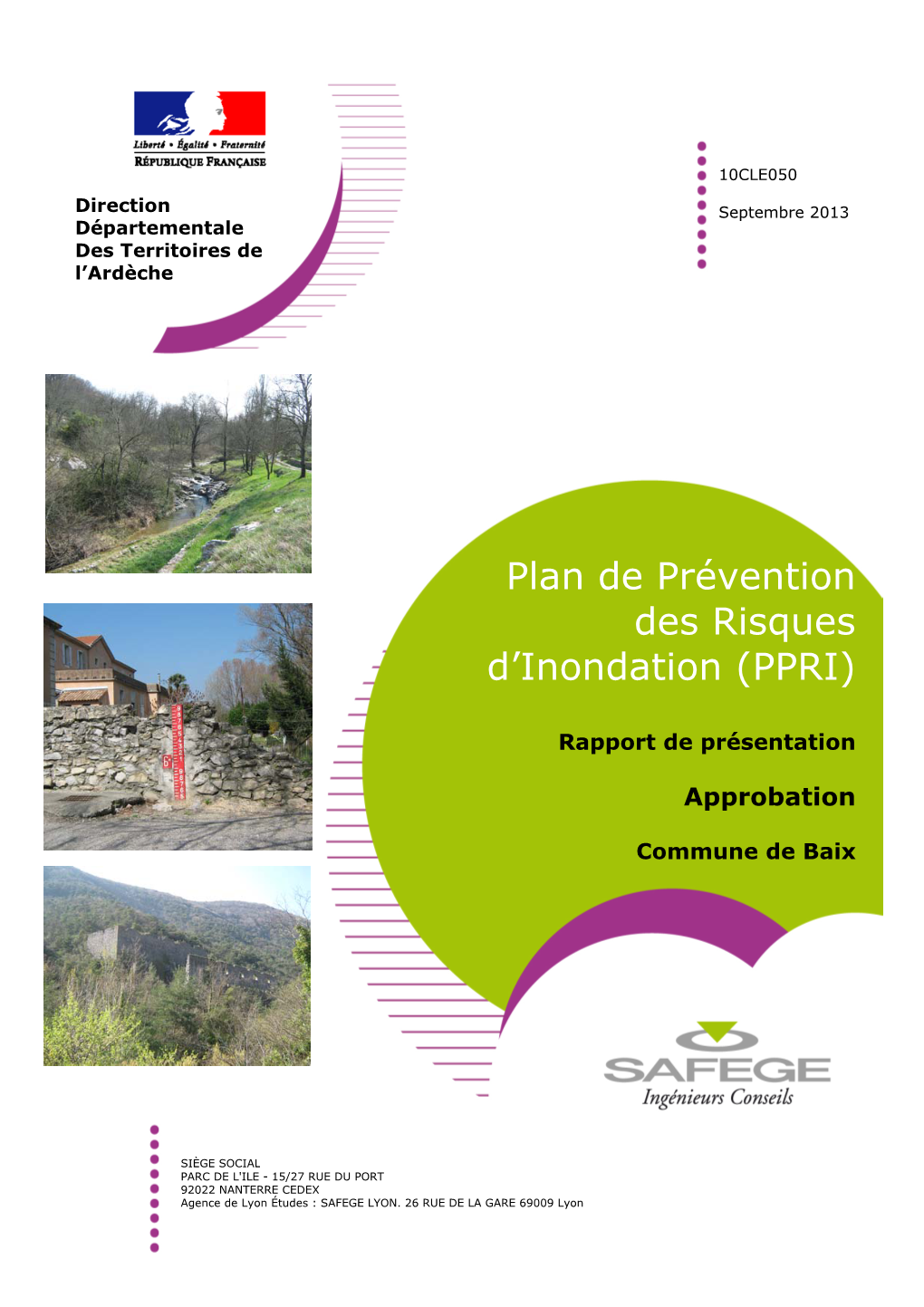Plan De Prévention Des Risques D'inondation (PPRI)