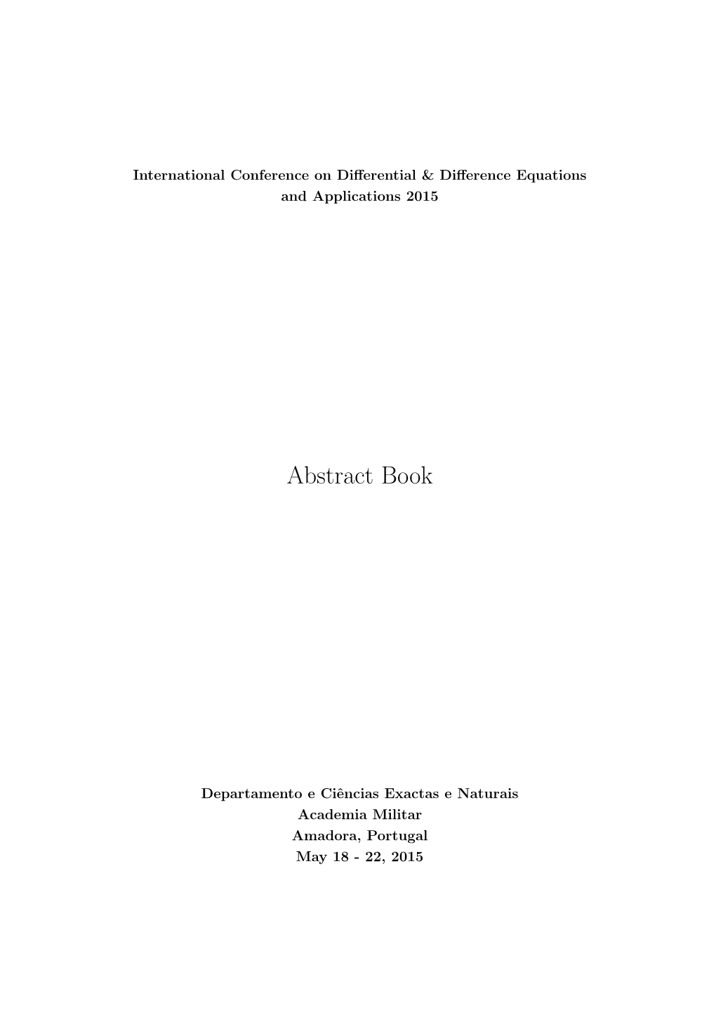 Abstract Book