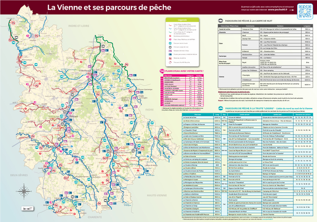 La Vienne Et Ses Parcours De Pêche Nous Sur Notre Site Internet Roiﬀé